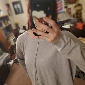 Doman sweater gray size small Accent